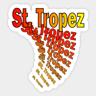 St. Tropez Sticker